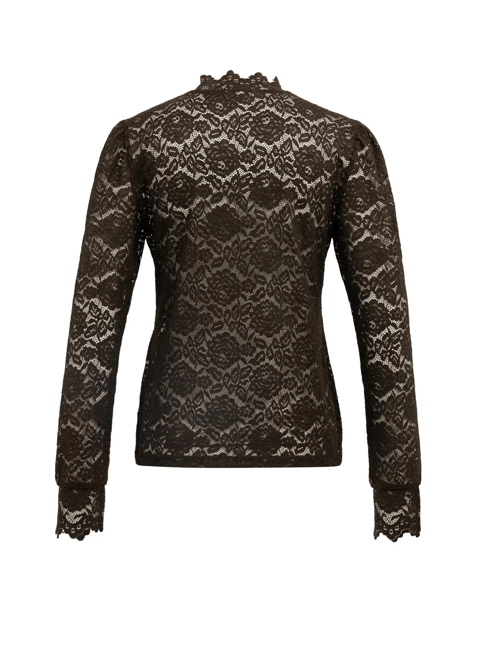 YAYA Yaya - Lace Top with HighNeck