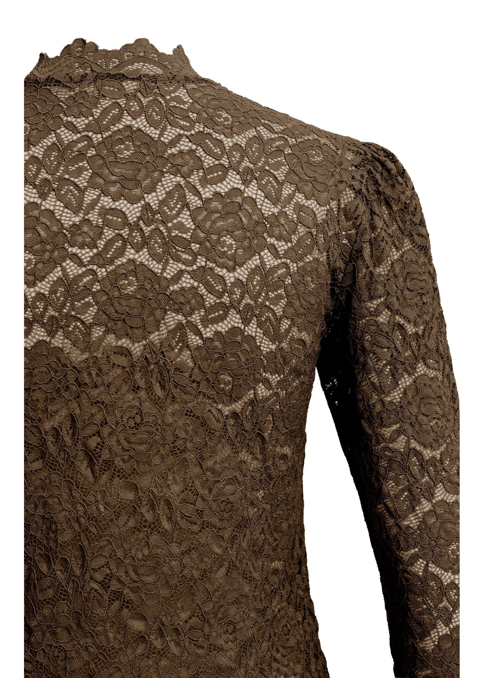 YAYA Yaya - Lace Top with HighNeck
