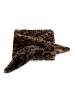 YAYA Yaya - Faux Fur leopard Scarf