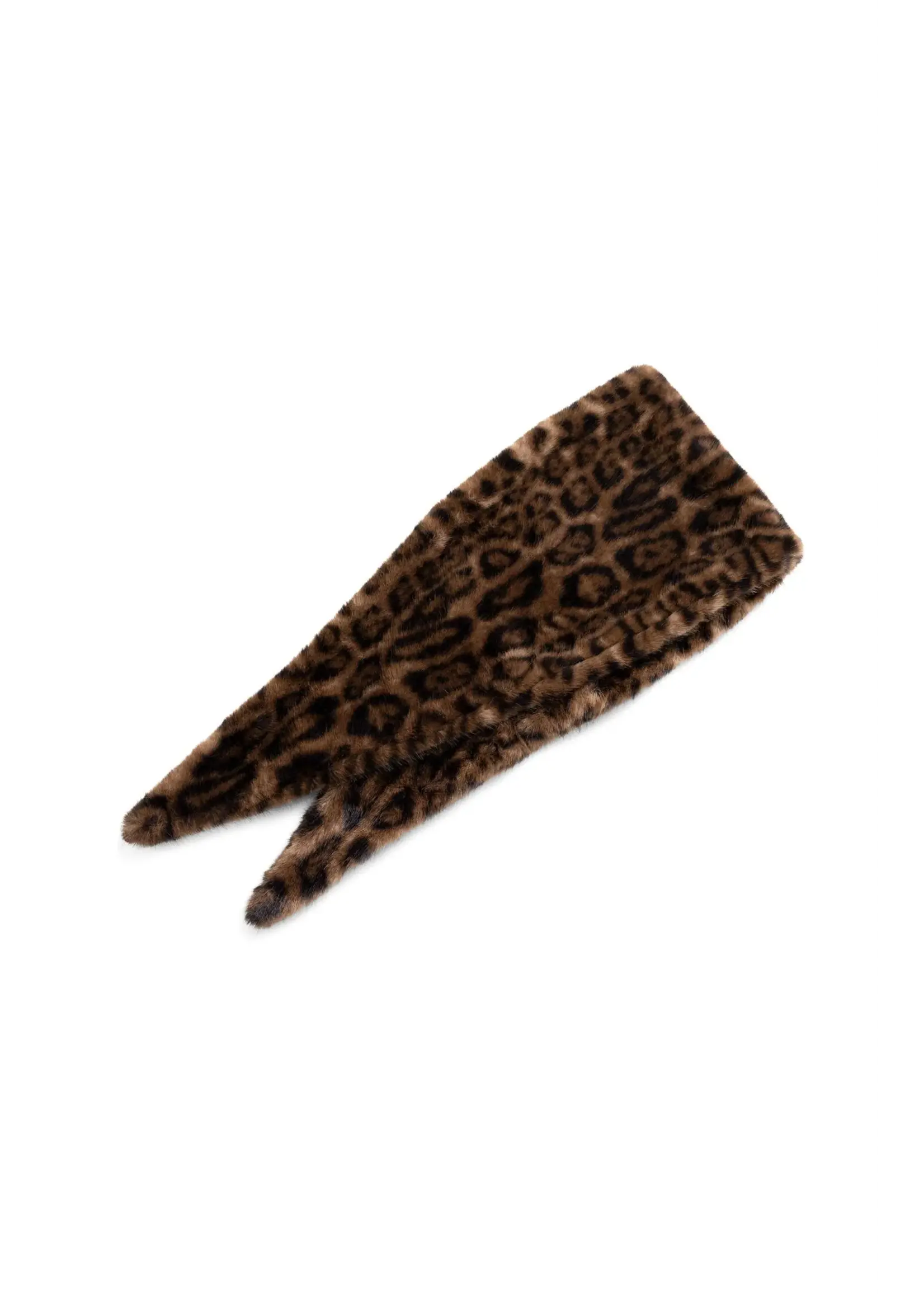 YAYA Yaya - Faux Fur leopard  Scarf