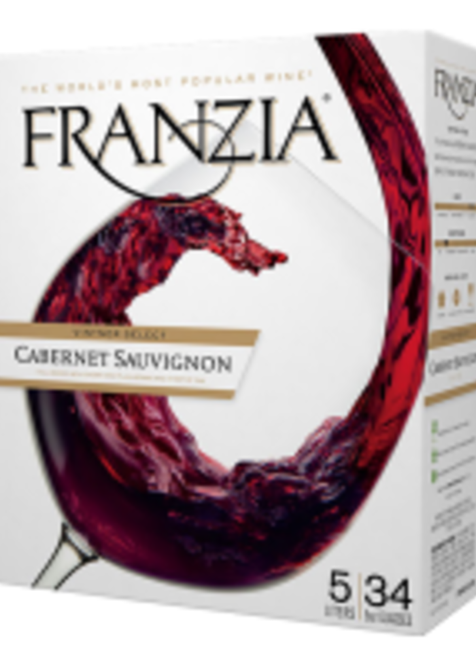 red wine Franzia Cabernet Sauvignon 5.0L