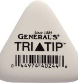 General Pencil White Vinyl Tri-Tip Eraser