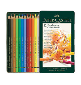 Faber-Castell Polychromos Colored Pencil Set of 12