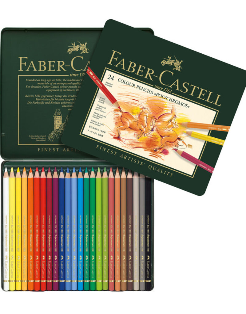 Faber-Castell Polychromos Colored Pencil Set of 24