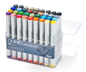 Copic Marker Sets Copic Sketch Basic Set (36pc) - Reddi-Arts