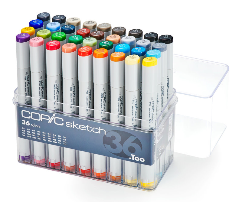 Amazon.com: Too Copic Sketch Basic 36 Color Set