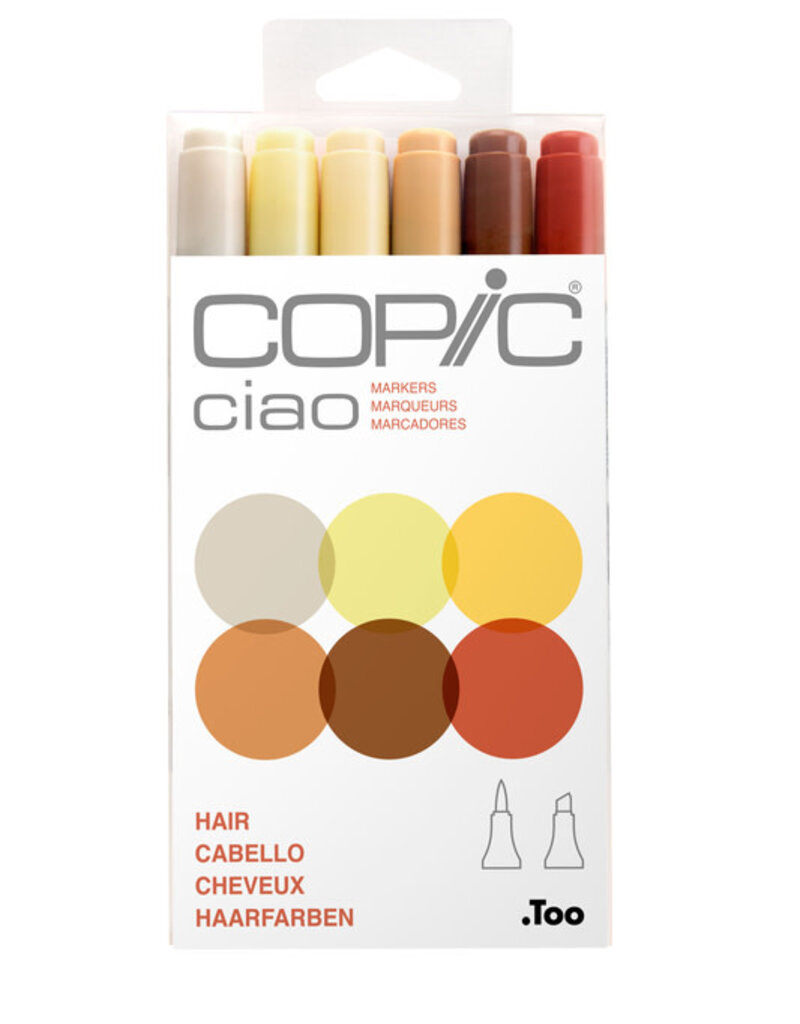 Copic Marker Sets Copic Ciao Hair Set (6pc)