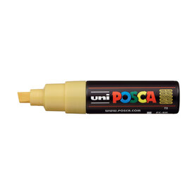 POSCA Paint Markers, PC-8K - Broad Chisel, Straw Yellow