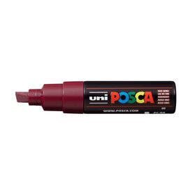 POSCA Paint Markers, PC-8K - Broad Chisel, Red Wine