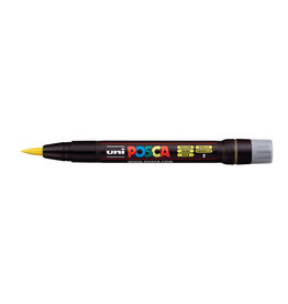 Posca Brush Tip Paint Markers F350 (1-10mm) Yellow