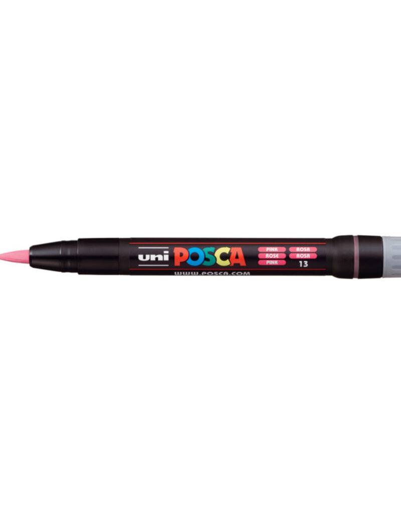 Posca Brush Tip Paint Markers F350 (1-10mm) Pink