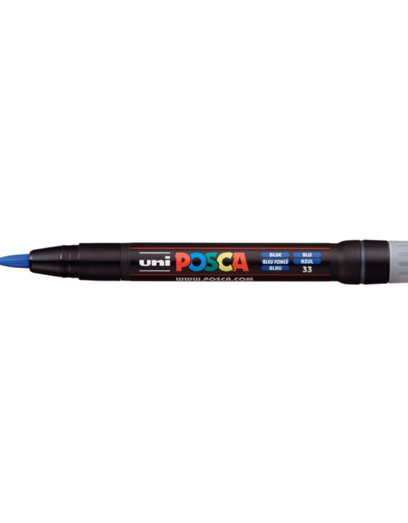 Posca Brush Tip Paint Markers F350 (1-10mm) Blue