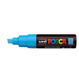 POSCA Paint Markers, PC-8K - Broad Chisel, Light Blue