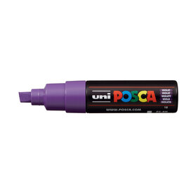 POSCA Paint Markers, PC-8K - Broad Chisel, Violet