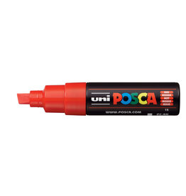 POSCA Paint Markers, PC-8K - Broad Chisel, Red