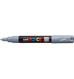 POSCA Paint Markers, PC-1M - Extra-Fine Bullet, Grey