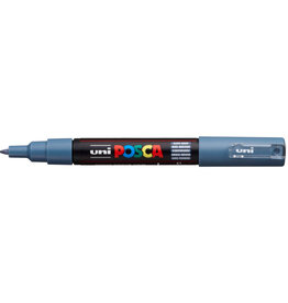 POSCA Paint Markers, PC-1M - Extra-Fine Bullet, Slate Grey