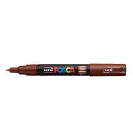 POSCA Paint Markers, PC-1M - Extra-Fine Bullet,  Brown
