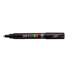 POSCA Paint Markers, PC-1M - Extra-Fine Bullet, Black