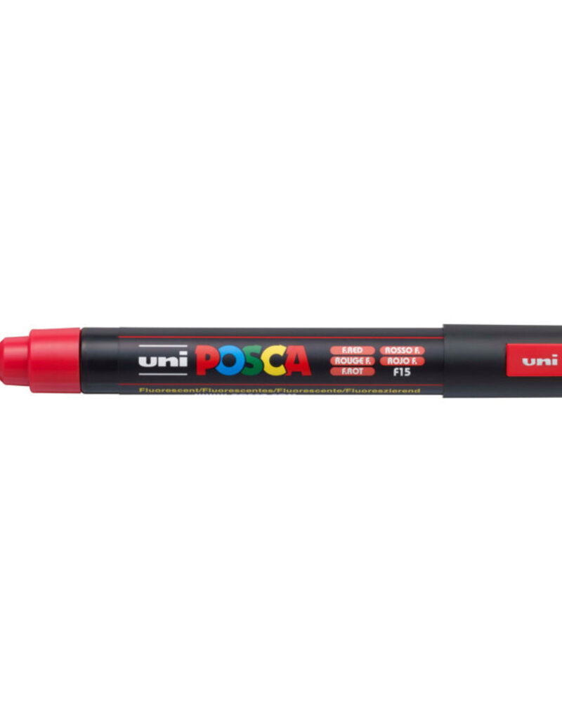 POSCA Paint Markers, PC-5M - Medium, Fluorescent Red