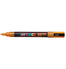 POSCA Paint Markers, PC-3M - Fine, Glitter Orange