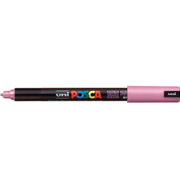 POSCA Paint Markers, PC-1MR - Extra-Fine, Metallic Pink
