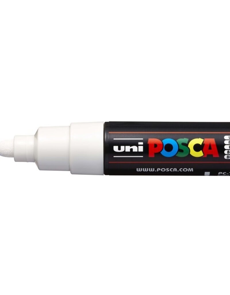 Posca Broad Bullet Paint Markers 7M (4.5-5.5mm) White