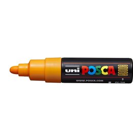 Posca Broad Bullet Paint Markers 7M (4.5-5.5mm) Bright Yellow