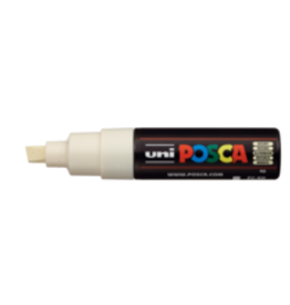 POSCA Paint Markers, PC-8K - Broad Chisel, Ivory