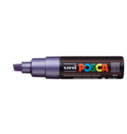 POSCA Paint Markers, PC-8K - Broad Chisel, Metallic Violet