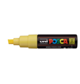 POSCA Paint Markers, PC-8K - Broad Chisel, Yellow