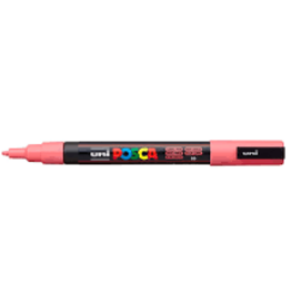 POSCA Paint Markers, PC-3M - Fine, Coral Pink