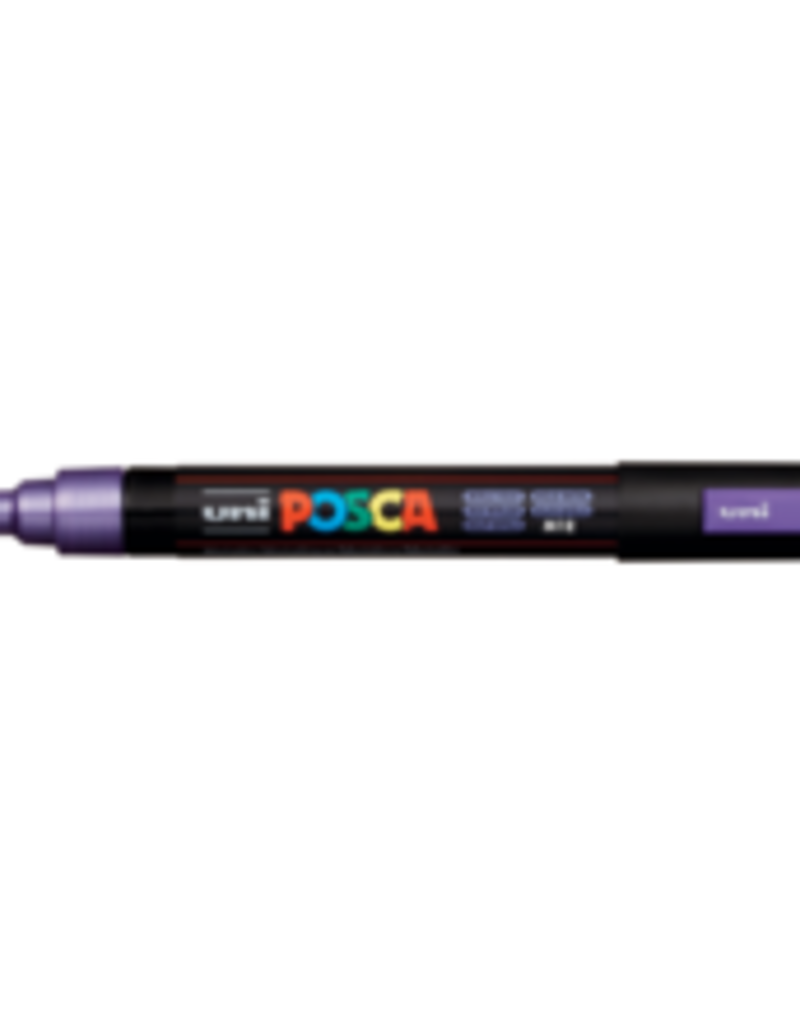 POSCA Paint Markers, PC-5M - Medium, Metallic Violet