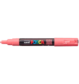 POSCA Paint Markers, PC-1M - Extra-Fine Bullet, Coral Pink