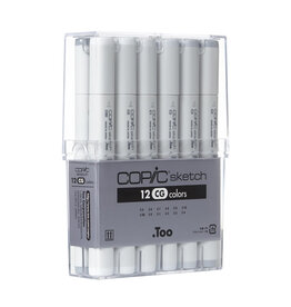 Copic Sketch Marker Sets Cool Gray 12pc