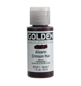 Golden Fluid Acrylic Paints (1oz) Alizarin Crimson Hue