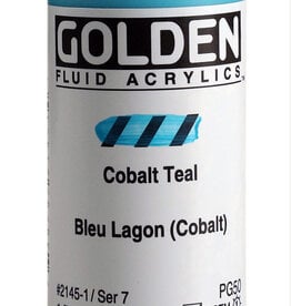 Golden Fluid Acrylic Paints (1oz) Cobalt Teal