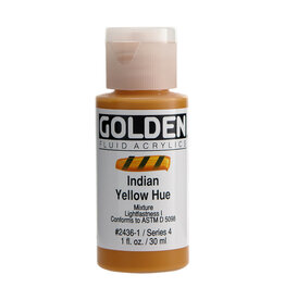 Golden Fluid Acrylic Paints (1oz) Indian Yellow Hue