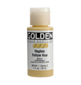Golden Fluid Acrylic Paints (1oz) Naples Yellow Hue