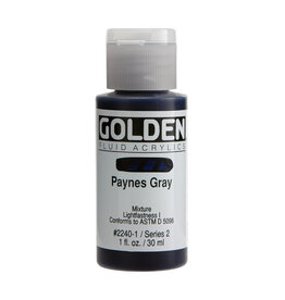 Golden Fluid Acrylic Paints (1oz) Paynes Gray