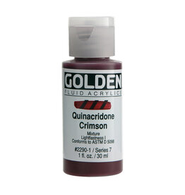 Golden Fluid Acrylic Paints (1oz) Quinacridone Crimson