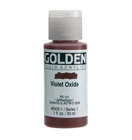 Golden Fluid Acrylic Paints (1oz) Violet Oxide