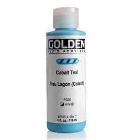 Golden Fluid Acrylic Paints (4oz) Cobalt Teal