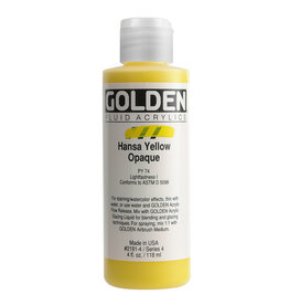 Golden Fluid Acrylic Paints (4oz) Hansa Yellow Opaque
