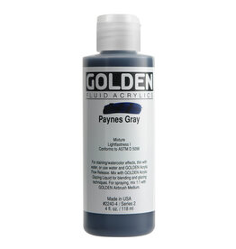 Golden Fluid Acrylic Paints (4oz) Paynes Gray