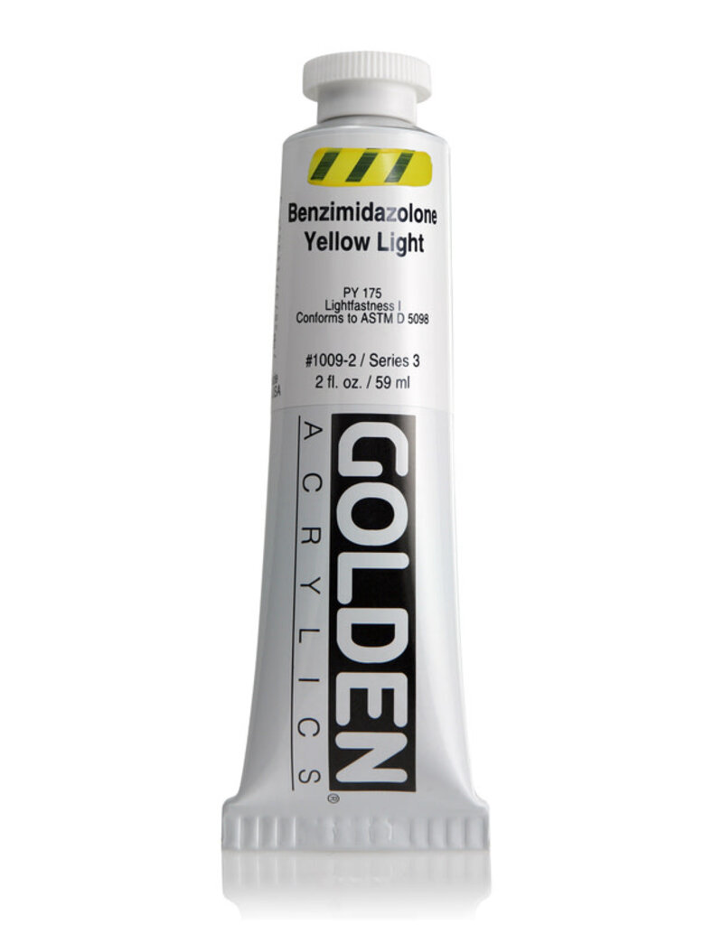 Golden Heavy Body Acrylic Paint (2oz) Benzimidazolone Yellow Light
