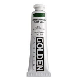 Golden Heavy Body Acrylic Paint (2oz) Chromium Oxide Green Dark