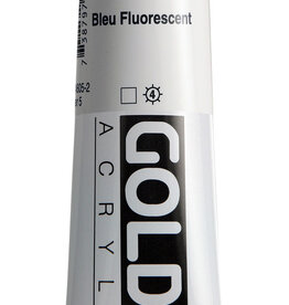 Golden Heavy Body Acrylic Paint (2oz) Fluorescent Blue