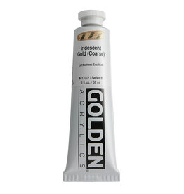 Golden Heavy Body Acrylic Paint (2oz) Iridescent Gold (Coarse)