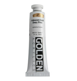 Golden Heavy Body Acrylic Paint (2oz) Iridescent Gold Deep (Fine)